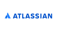 The logo for Atlassian
