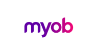 The logo for MYOB