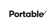 The logo for Portable
